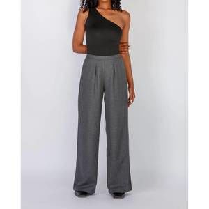 NEW AAM wool wide leg pant in grey